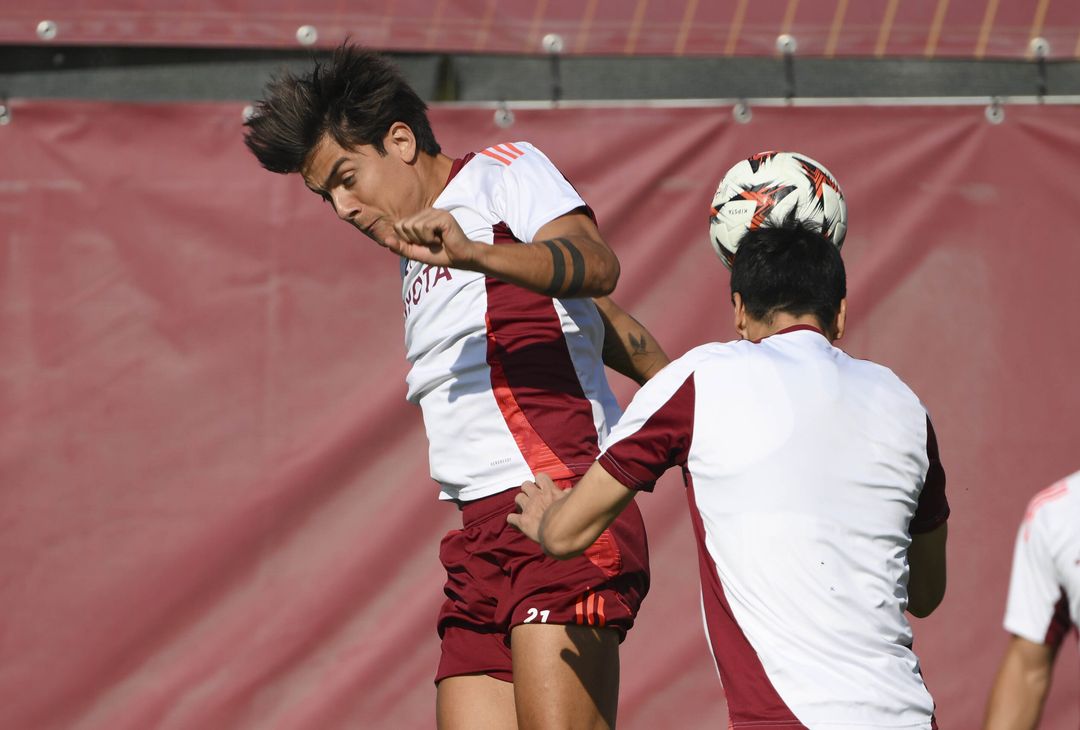 Roma, l’allenamento a Trigoria a tre giorni dall’Europa League – FOTO GALLERY - immagine 4