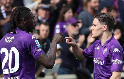 GERMOGLI PH: 30 MARZO 2025 FIRENZE STADIO ARTEMIO FRANCHI CAMPIONATO SERIE A FIORENTINA VS ATALANTA NELLA FOTO GOL ESULTANZA KEAN Fagioli Kean