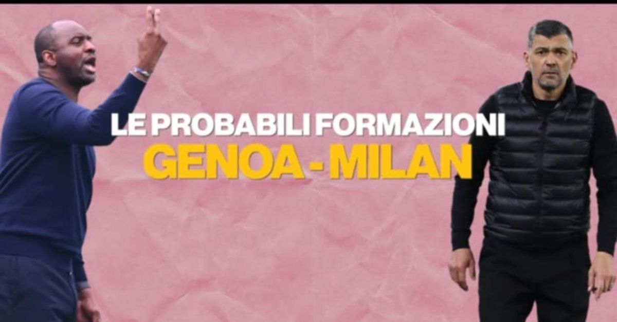 Genoa Milan, le probabili formazioni di Vieira e Conceicao | VIDEO Genoa Milan, le probabili formazioni di Vieira e Conceicao | VIDEO