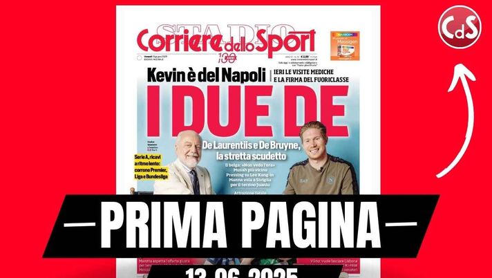 Prima pagina Corriere dello Sport: 'Milan, 5 colpi per Allegri'