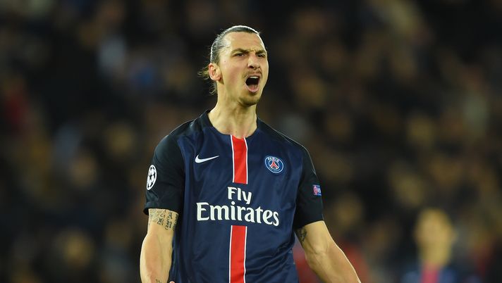 PARIS, FRANCE - APRIL 06: Zlatan Ibrahimovic of Paris Saint-Germain reacts after his shot off target during the UEFA Champions League Quarter Final First Leg match between Paris Saint-Germain and Manchester City at Parc des Princes on April 6, 2016 in Paris, France. (Photo by Shaun Botterill/Getty Images) psg botafogo