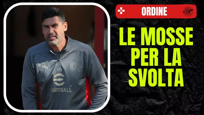 Paulo Fonseca AC Milan allenamento Milanello