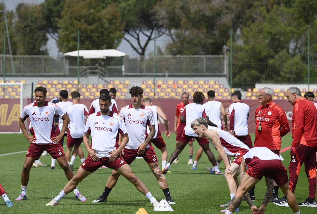Trigoria, l’allenamento a tre giorni dalla gara con il Torino – FOTO GALLERY - immagine 5