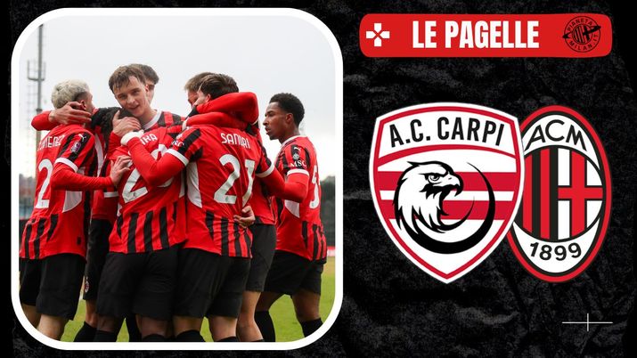 Le pagelle del match fra Carpi e Milan Futuro 05/01/2025 PianetaMilan.it