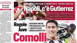 Il Napoli sui media: le prime pagine dei quotidiani di oggi