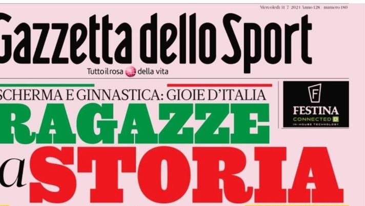 PRIMA PAGINA GAZZETTA DELLO SPORT OGGI: “Napoli, Osi non gioca” PRIMA PAGINA GAZZETTA DELLO SPORT OGGI: “Inzaghi al rinnovo, ci metto la firma”