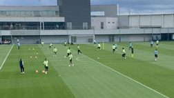 Manchester City, rifinitura agli ordini di Guardiola in vista del match col Napoli