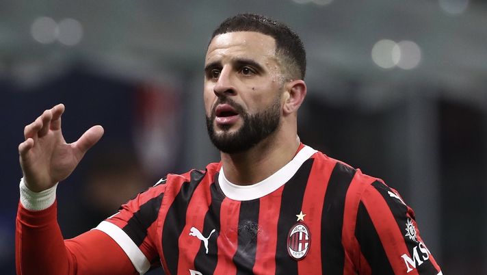 Kyle Walker AC Milan Milan-Feyenoord 1-1 Champions League 2024-2025