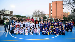 La Roma scende in campo contro il razzismo insieme a Lega Serie A e Caritas