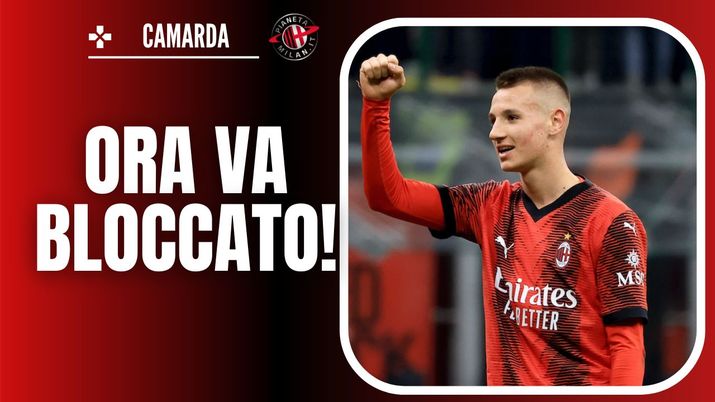 Francesco Camarda AC Milan Milan-Fiorentina 1-0 Serie A 2023-2024