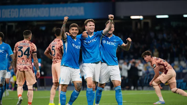 Serie A, Napoli-Torino 2-0: McTominay si prende la vetta. Atalanta-Lecce 1-1 - immagine 1