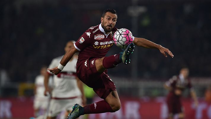 Fabio Quagliarella pronto ad incidere contro l'Atalanta quagliarella maxi lopez
