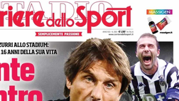 PRIMA PAGINA CORRIERE DELLO SPORT OGGI: “Conte contro Conte”