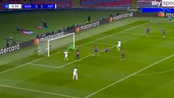 VIDEO / Thuram, il gol di tacco in Barcellona-Inter è il più veloce di una semifinale di CL