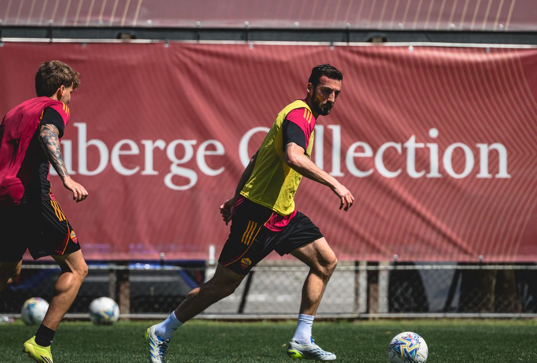 Trigoria, la seduta di allenamento a due giorni dall’Atalanta – FOTO GALLERY - immagine 13