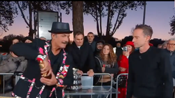 VIDEO / Fiorello sfida Volandri: in palio la Coppa Davis