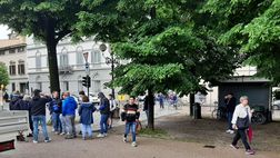 VIDEO VN – Tifosi Brugge in partenza. Ma c’e un “infiltrato”…