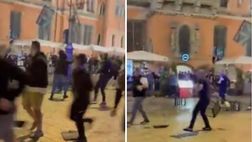 Scontri a colpi di sedie e sgabelli tra i tifosi di Betis e Chelsea