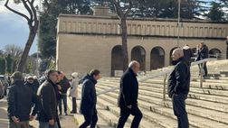 Lazio, presenti Zaccagni, Fabiani e Bianchi per l’ultimo saluto a Francesco – VIDEO