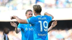 Serie A, Napoli-Udinese 1-0: basta un gol di Hojlund, Conte chiude al secondo posto