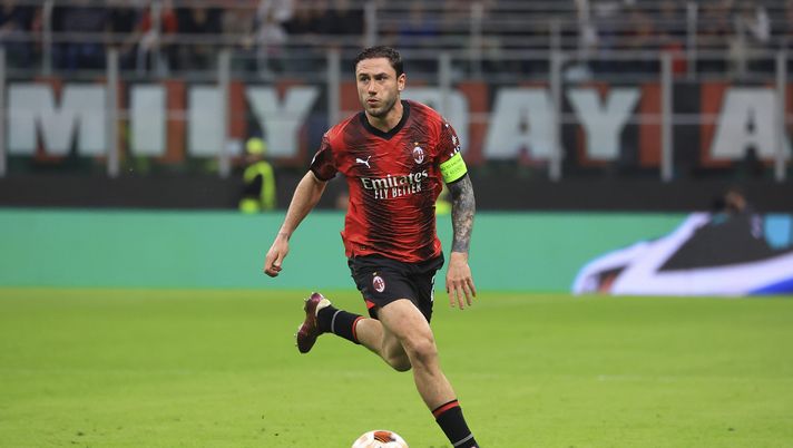 Davide Calabria AC Milan Milan-Roma 0-1 Europa League 2023-2024