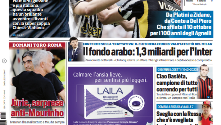 EDICOLA TS – Il fondo arabo: 1,3 miliardi per l’Inter. Conferme sulla trattativa - immagine 1