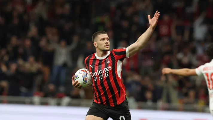 Luka Jovic Milan-Fiorentina (getty images)