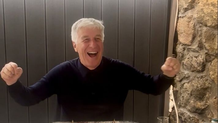 Gasperini si gode Roma e festeggia il compleanno circondato dai tifosi - immagine 1