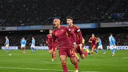 Serie A, Napoli-Roma: 2-2. Malen non basta, gli azzurri la riprendono due volte