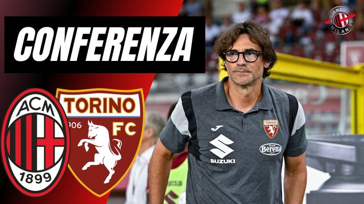 Paolo Vanoli (allenatore Torino) parla in conferenza stampa per Milan-Torino | Serie A News (Getty Images) Paolo Vanoli conferenza Milan Torino Serie A News