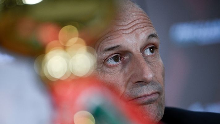 ROME, ITALY - MAY 14: Massimiliano Allegri of Juventus during the Coppa Italia press conference before the match with Atalanta on May 14, 2024 in Rome, Italy.  (Photo by Daniele Badolato - Juventus FC/Juventus FC via Getty Images)  Allegri