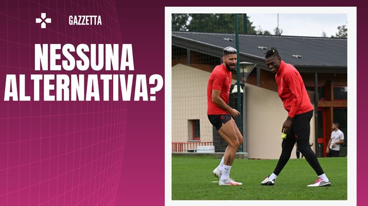 Giroud Leao AC Milan allenamento Serie A 2023-24