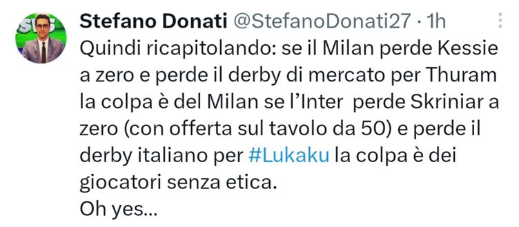 Lukaku-Juve: i nerazzurri “Danneggiati”, i rossoneri “I derby di mercato li perde solo il Milan?”- immagine 2