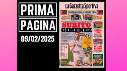 Prima pagina Gazzetta dello Sport: volo Milan, subito Gimenez