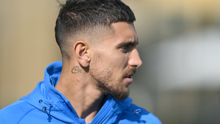 Lorenzo Pellegrini (centrocampista Roma), qui con la Nazionale Italiana | News (Getty Images) Lorenzo Pellegrini Italia