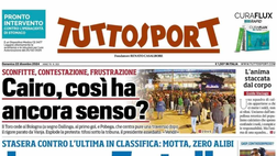 PRIMA PAGINA TUTTOSPORT OGGI: “Napoli in vetta ma Balotelli lo spaventa”