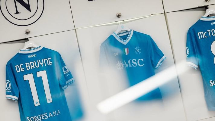 Tutto pronto dagli spogliatoi del Maradona per Napoli-Cremonese – FOTO - immagine 1