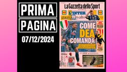 Prima pagina Gazzetta dello Sport: Atalanta prima, il Milan affonda a meno 12
