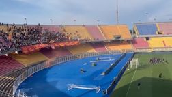 VIDEO / Lecce, in 500 al Via del Mare per spingere la squadra: che tifo!