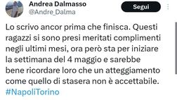 Napoli-Torino 2-0, le reazioni social: “Atteggiamento di stasera inaccettabile”
