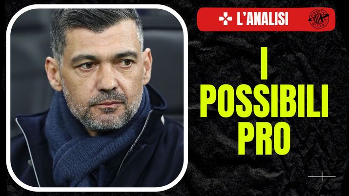 Panchina AC Milan Sérgio Conceição