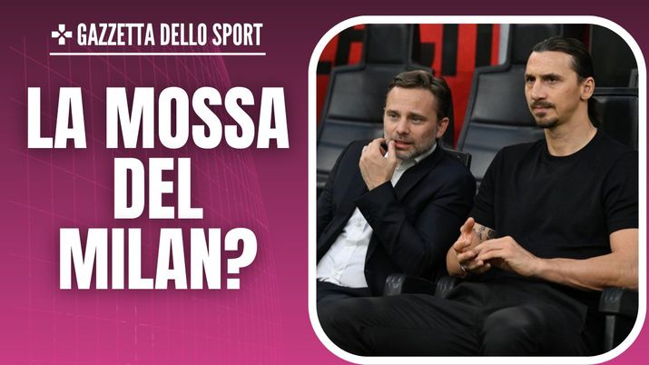 Zlatan Ibrahimovic, Giorgio Furlani e Geoffrey Moncada | calciomercato milan (getty images)