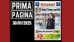 Prima pagina Tuttosport: panico Juventus. Domani o PSV o Milan