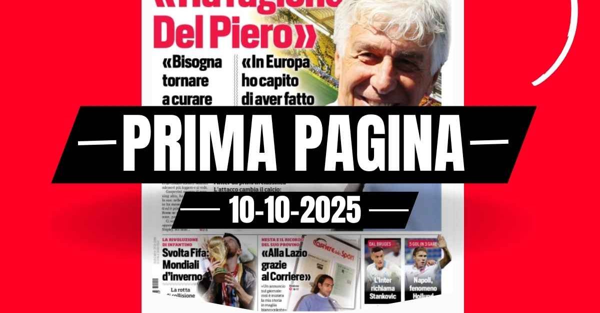 prima pagina corriere dello sport il ritorno di tomori con rinnovo