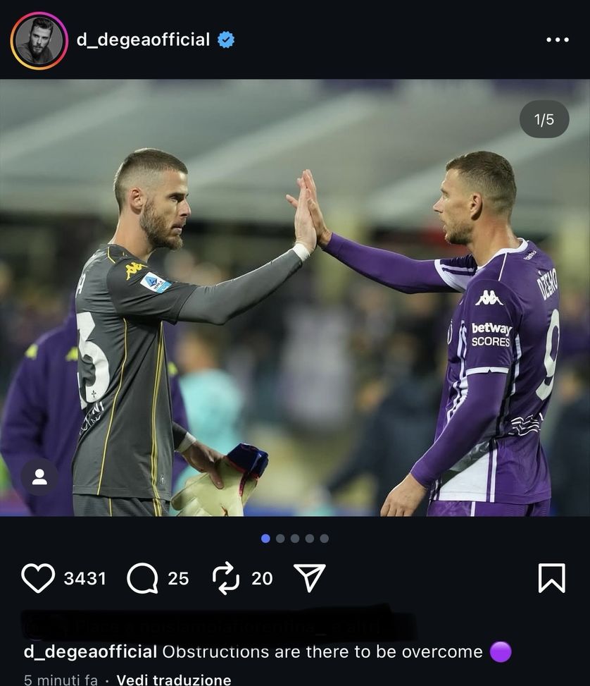 FOTO – De Gea motiva l’ambiente: “Gli ostacoli esistono per essere superati”- immagine 2