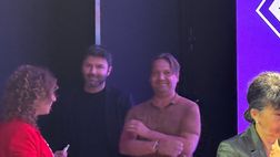 FOTO VN – Ecco Roberto Goretti: presente in sala stampa con Palladino