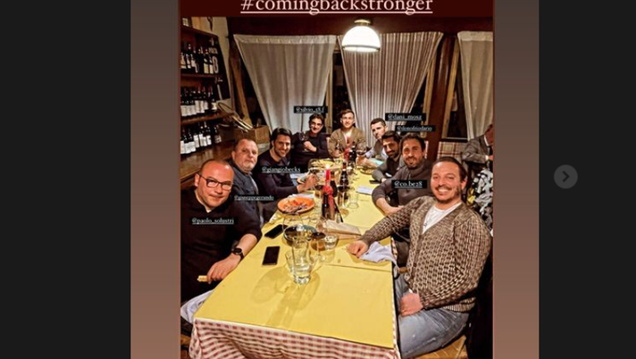 Torino, Edera a cena per gratitudine con lo staff medico granata - immagine 1