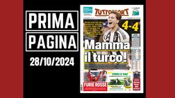 Prima pagina Tuttosport: “Inter-Juventus, 4-4 da urlo: mamma il turco!”