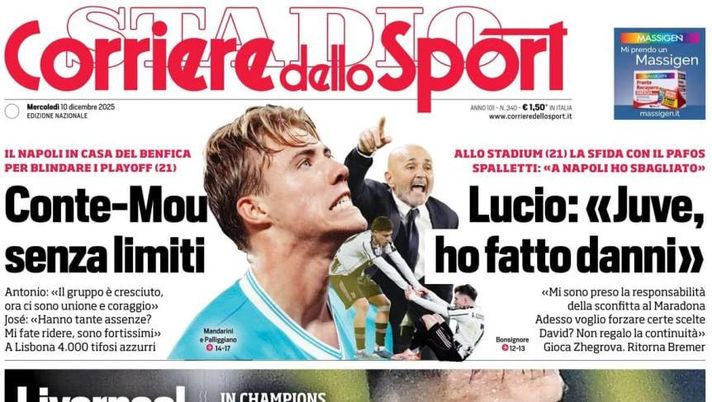 Il Napoli sui media: le prime pagine dei quotidiani di oggi- immagine 1