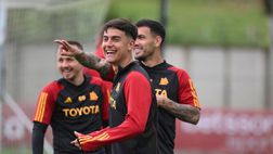Roma, la rifinitura prima della sfida al Bayer – FOTO GALLERY
